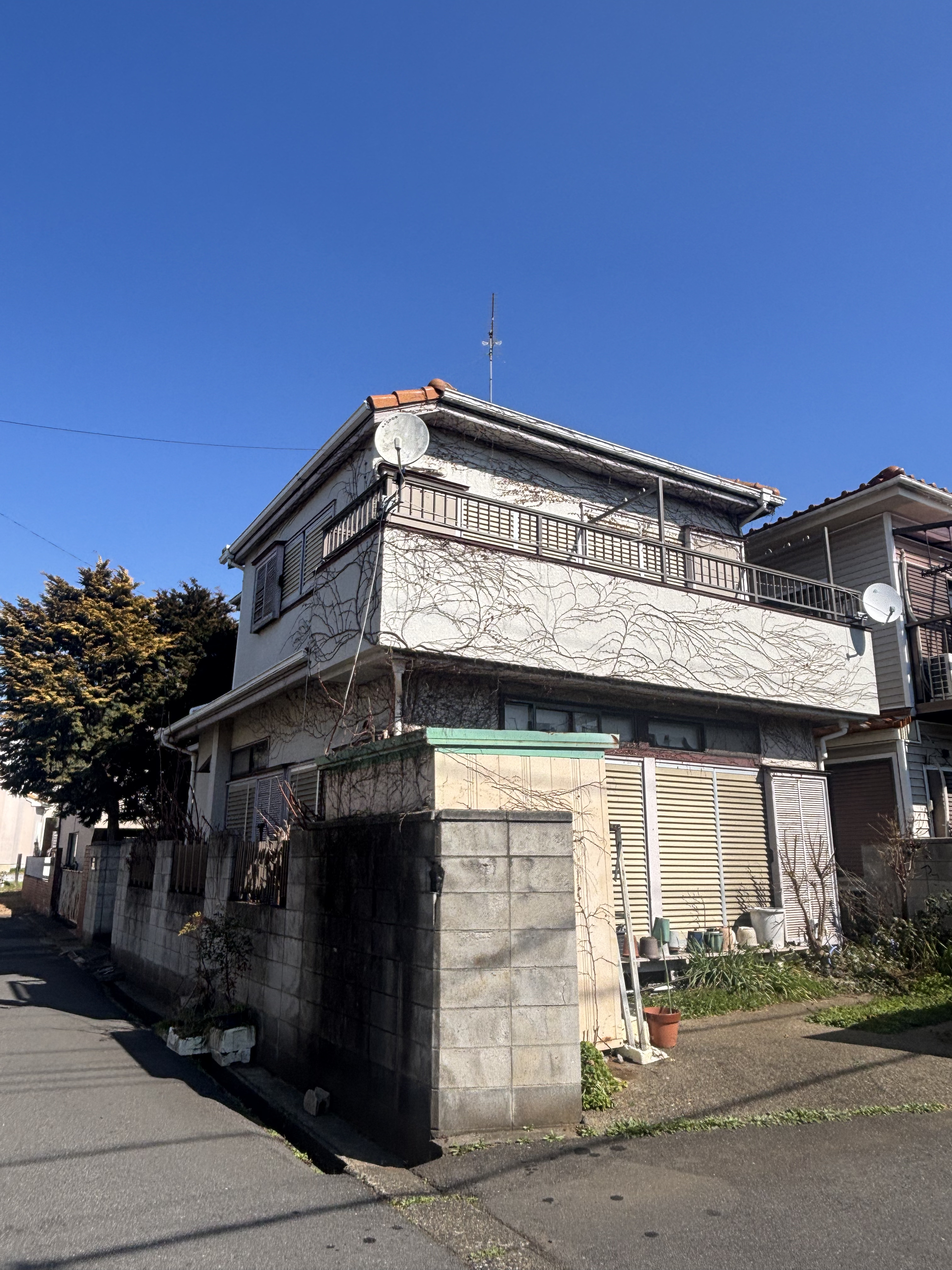 売却後の実家の外観